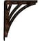 Ekena Millwork Nevio Wrought Iron Bracket, (Triple center brace), Antiqued Copper 2"W x 10"D x 12"H BKTM02X10X12TNEACO - alternate 5